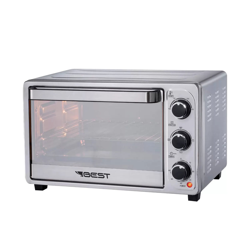 Forno Elétrico Best 25 Litros Iluminação Interna Inox