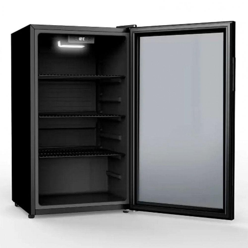 Frigobar Expositor EOS 124L Preto Eco Gelo Porta de Vidro EEV120